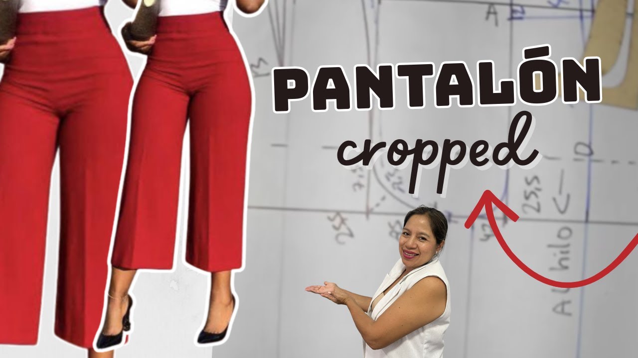 COMO HACER UN PANTALÓN CROPPED
