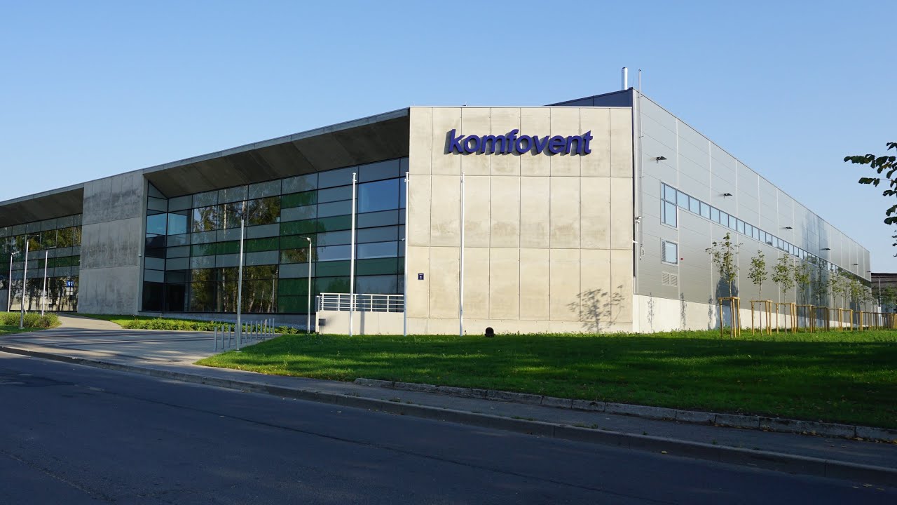 KOMFOVENT Riga factory where we create reliable dampers