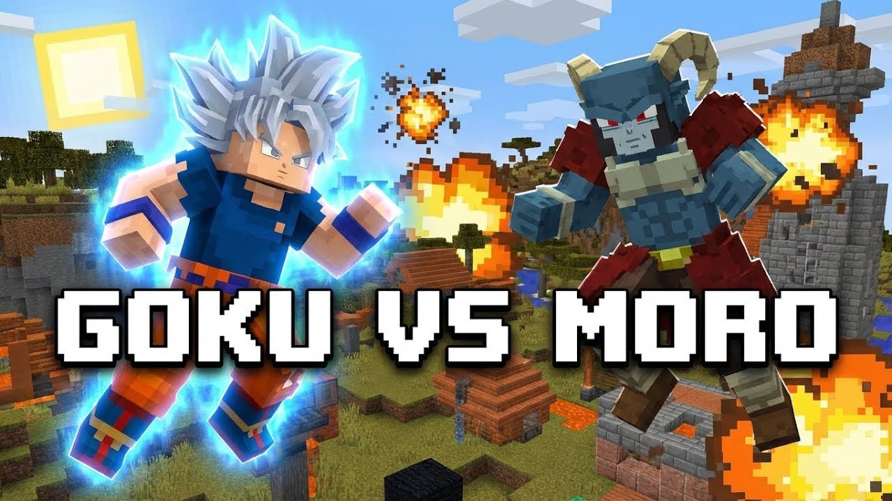 Minecraft,Goku vs  Moro - Minecraft Animation (Dragon Ball Super fans)