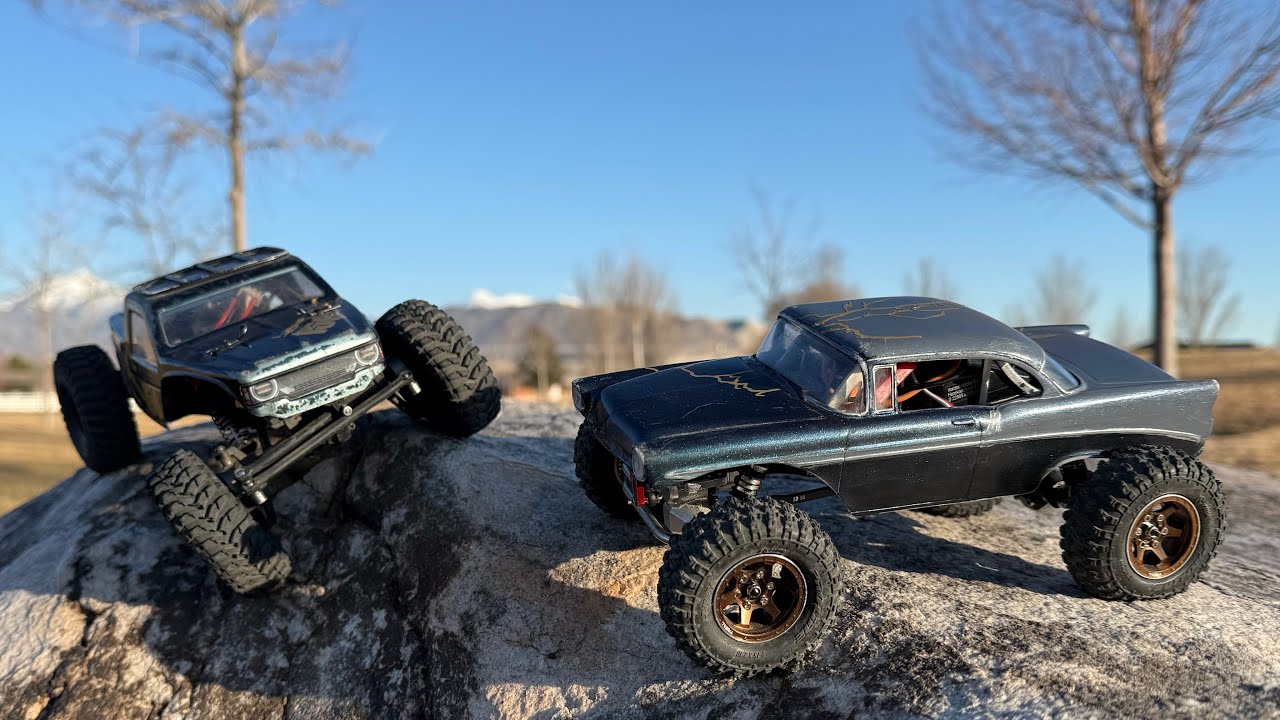 Axial SCX24 vs Hobby Plus CR18p - Lightly Modded vs Fully Custom - Portals Axles vs Straight Axles 