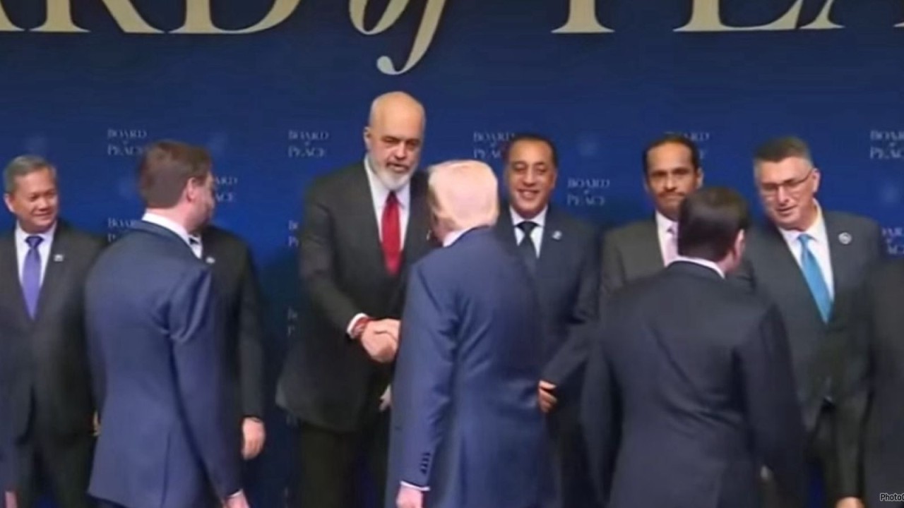 Takimi i parë i Bordit të Paqes/ Trump takohet me kryeministrin Rama, përshëndet edhe Osmanin