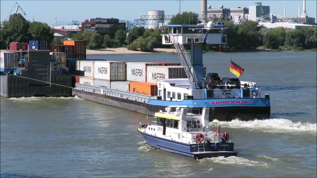 Manfred Deymann mit Containern WSP1 außer Dienst