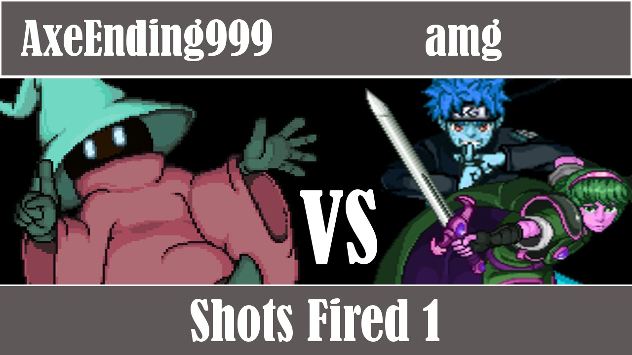 Shots Fired 1 - AxeEnding999 (BlackMage) Vs. amg (Naruto/Marth)