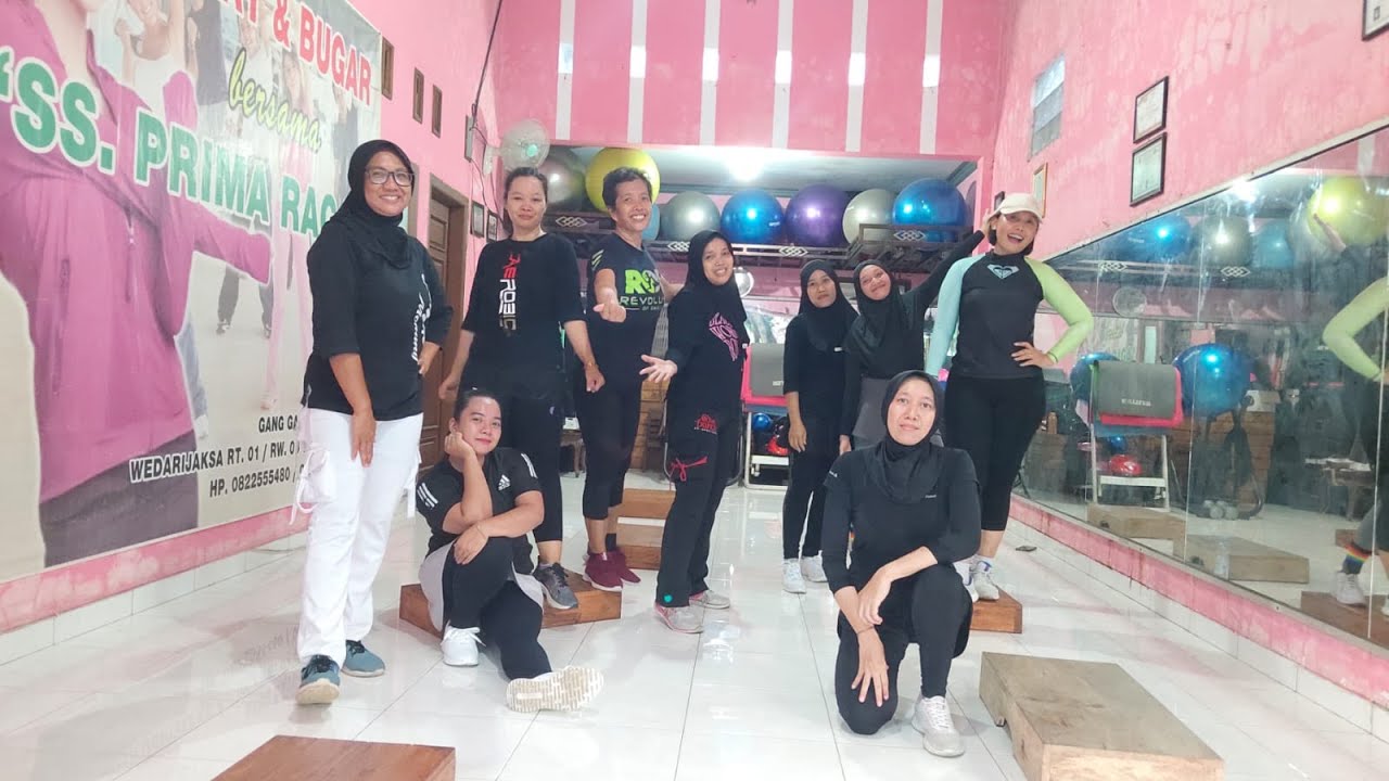 Step aerobic pemula bareng primaraga
