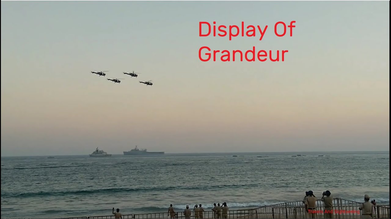 Fabulous Display By Aircrafts And Majestic Parade on 25th Feb, Visakhapatnam