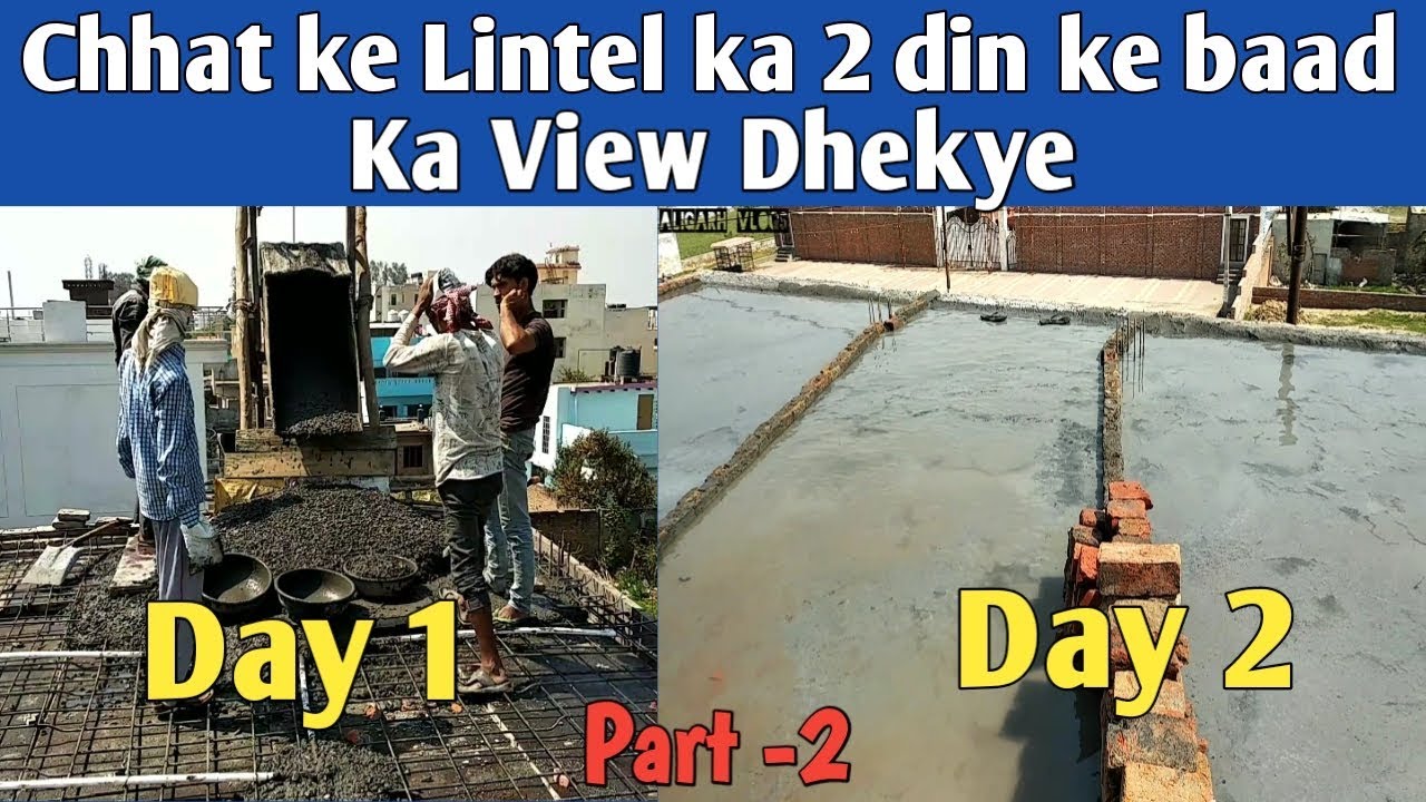 Construction/Lintel Steps of a House in India 🇮🇳 || RCC Chhat ke Lintel ka Pura procedure dhekye