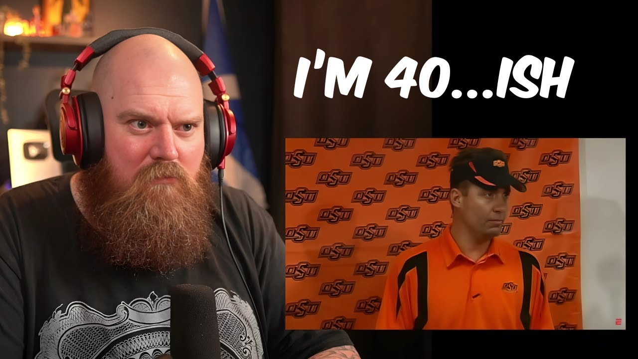 Mike Gundy's Epic Rant: My Reaction to 'I'm a Man, I'm 40!