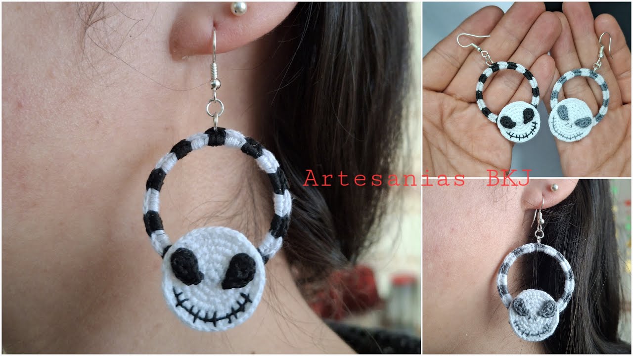 Hoy te enseño a hacer estos aretes para HALLOWEEN / Halloween Earrings Tutorial