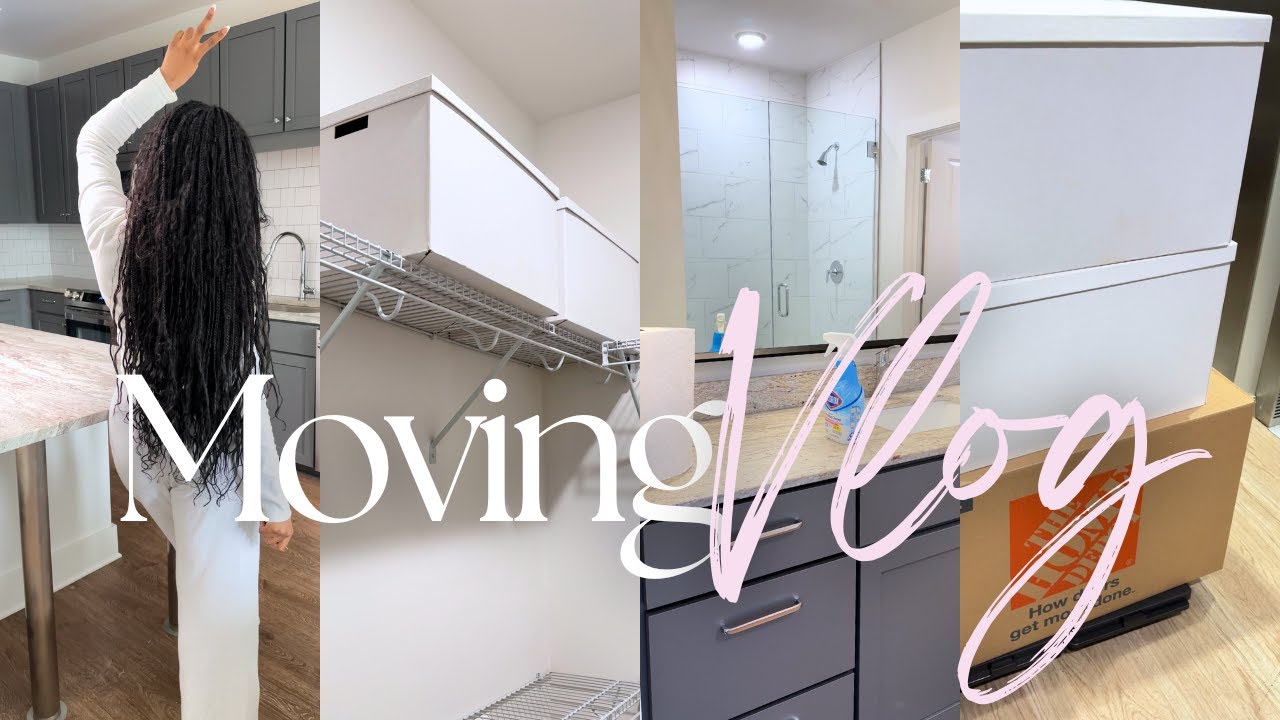 MOVING VLOG 1 | Empty Apartment Tour, Unpacking, Declutter with Me