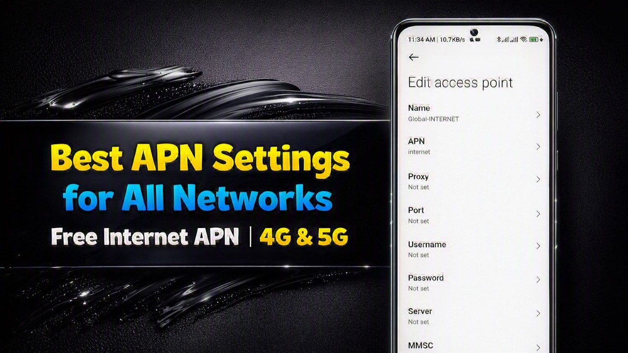Secret APN Settings for Faster Internet on Android 
