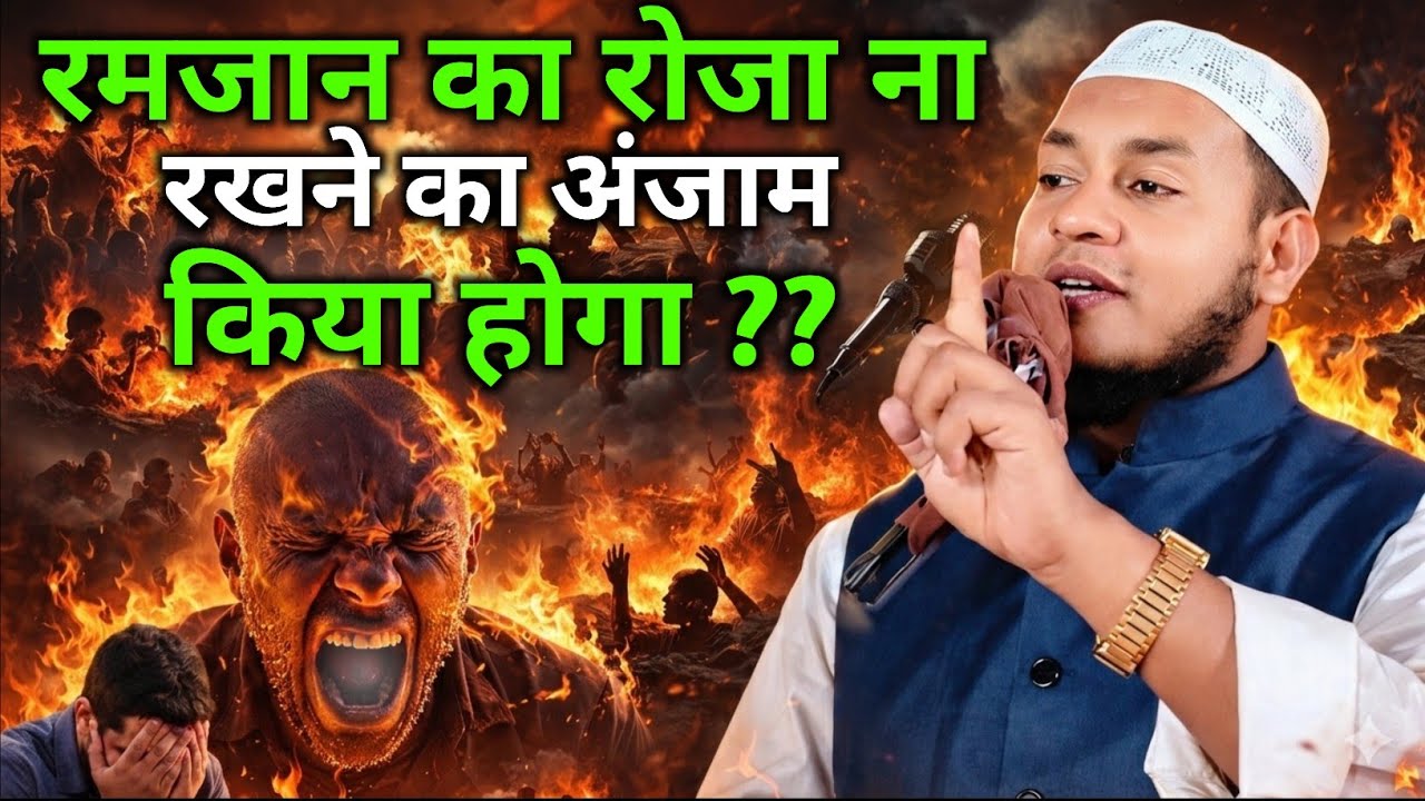 रोजा ना रखने वालों का अंजाम सुन कर रूह कांप जाएगी ?by Maulana Hussain salafi Ramzan 2026 !