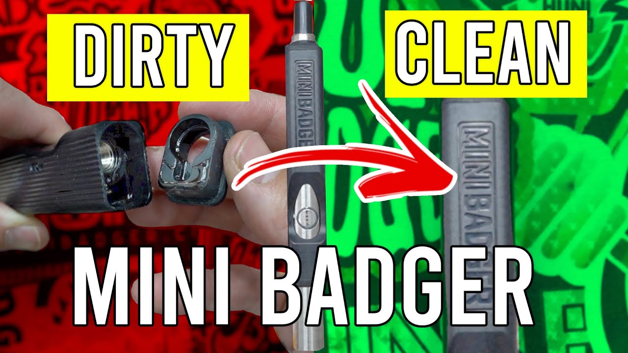 HOW TO CLEAN THE MINI BADGER!!! (TUTORIAL)