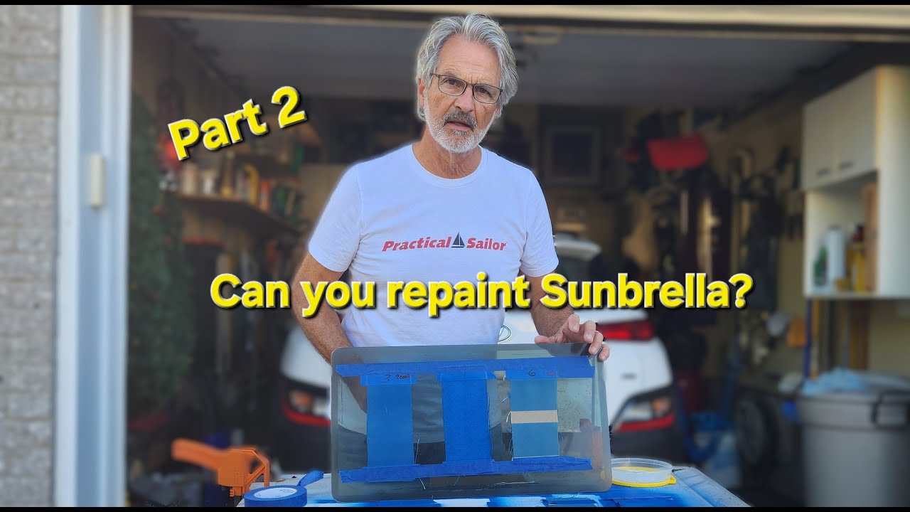 Перекраска ткани Sunbrella. Часть 2 — заключение