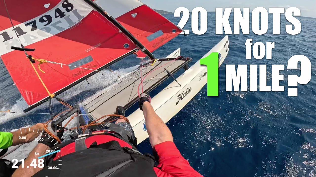 Hobie 16  20 knots for 1 Mile Challenge