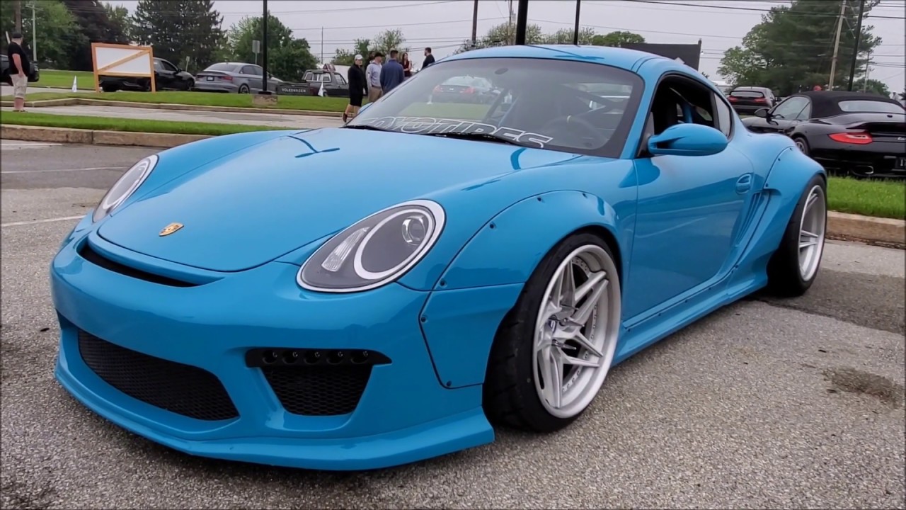 SICK !!! Pandem Widebody Porsche 987S Cayman W Brada Forged Wheels