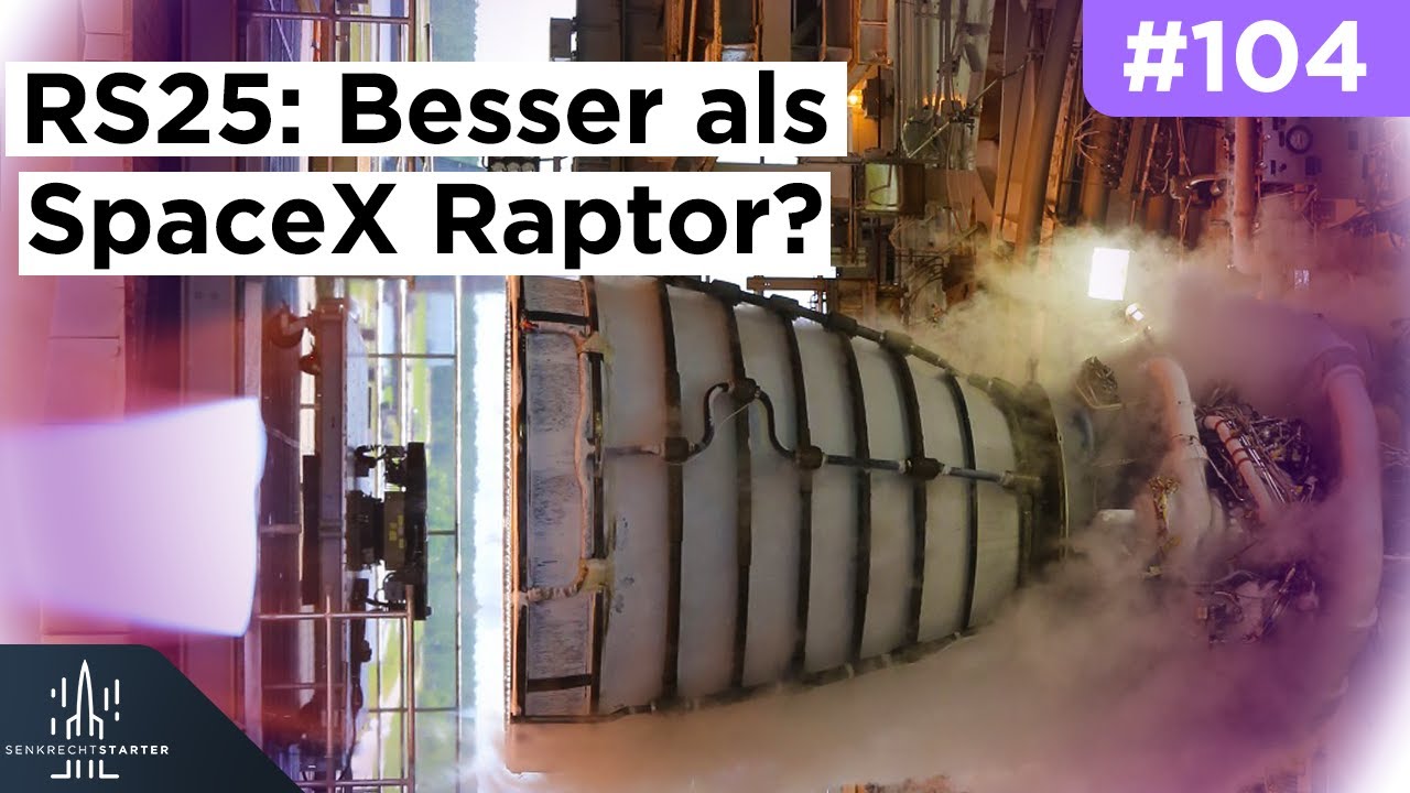Das legendäre RS25 Triebwerk als Space Shuttle und SLS Haupttriebwerk