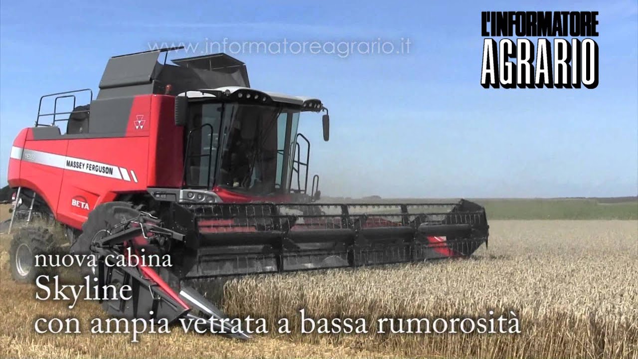 Nuova combine MF Beta 7370 e Massey Ferguson 7626 a Vision of the future