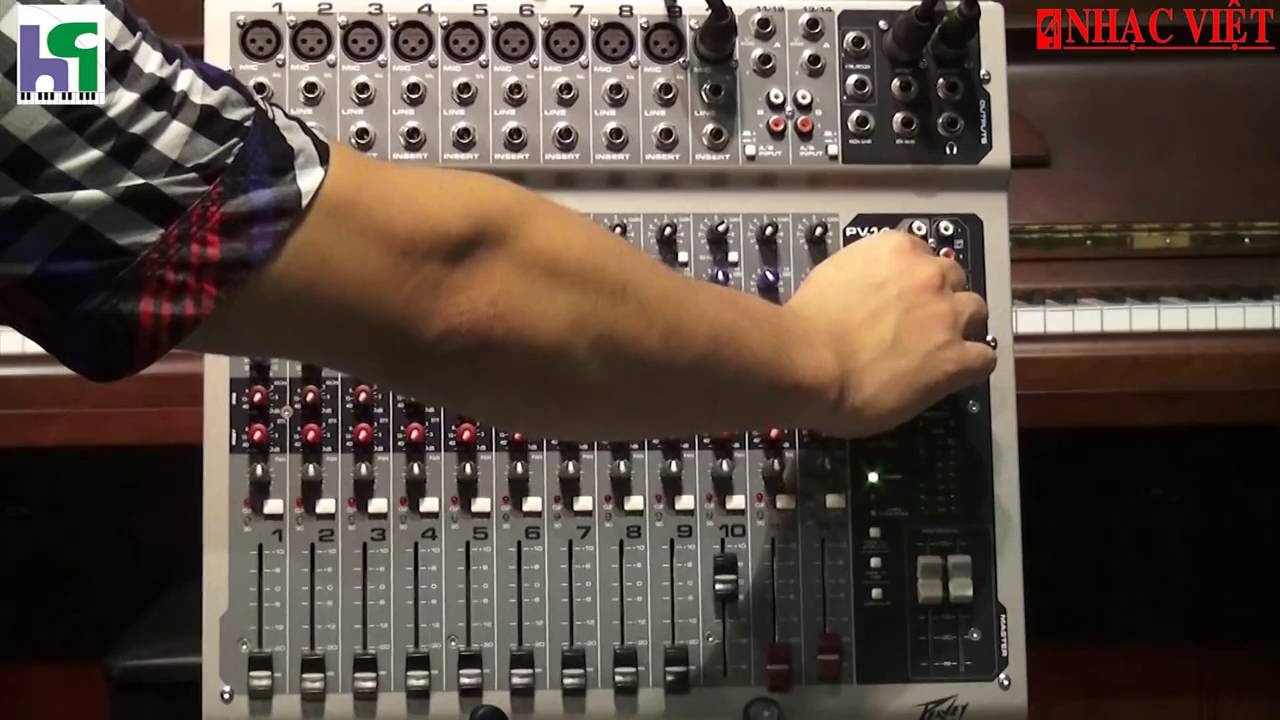 ►MIXER PEAVEY PV14   HƯỚNG DẪN SỬ DỤNG VÀ KẾT HỢP VỚI ALESIS NANOVERB 2 ║Nguồn Nhạc Việt ║