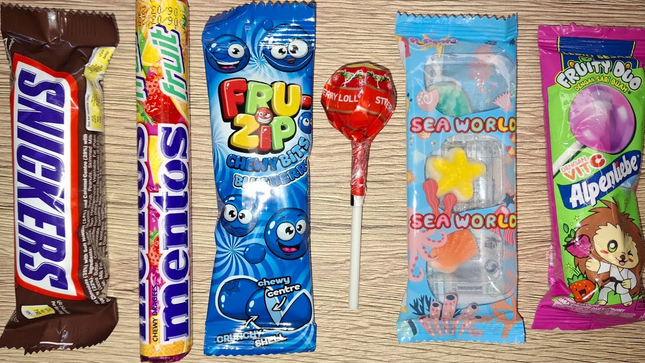 Lollipop Unwrapping 🍭 Relaxing Sounds ASMR I No talking I Satisfying 