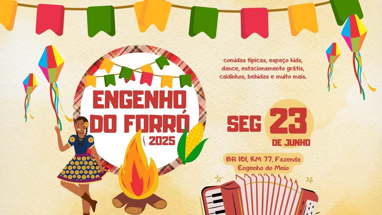 Engenho do Forró - Segunda-Feira 23/06/2025