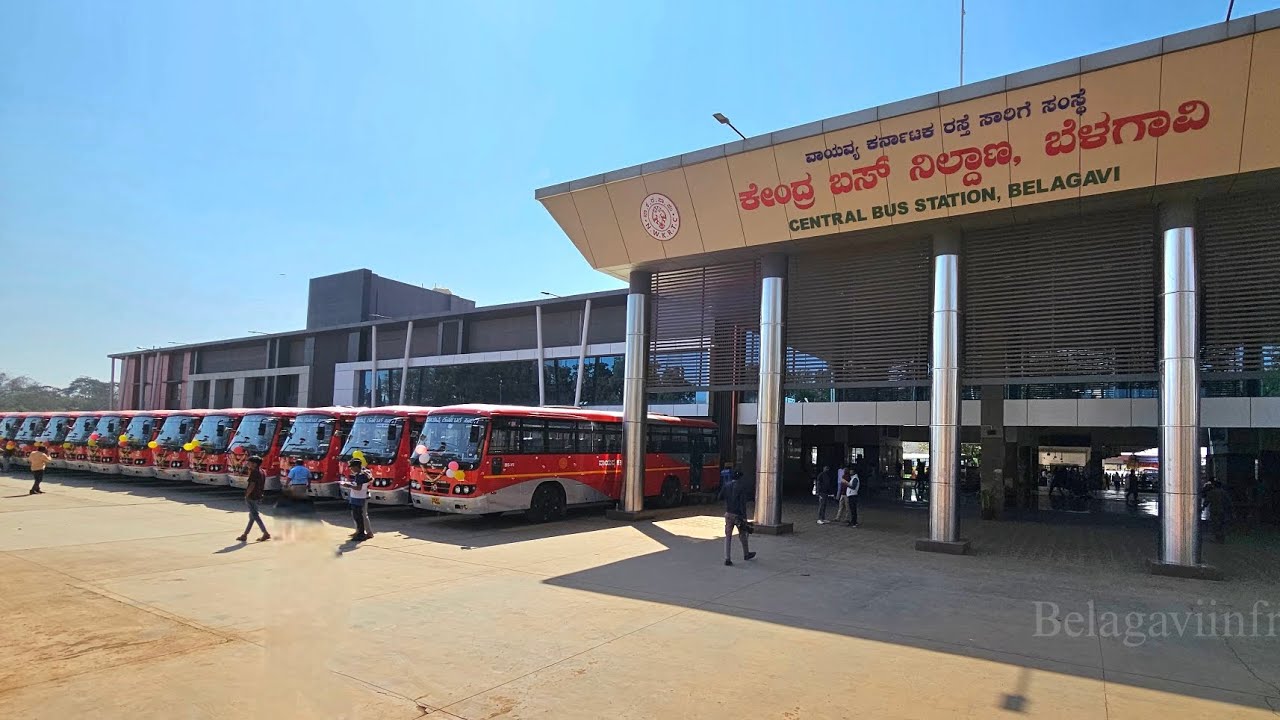 NWKRTC'S 50 brand new buses inaugurated today at Belagavi Central Bus Station