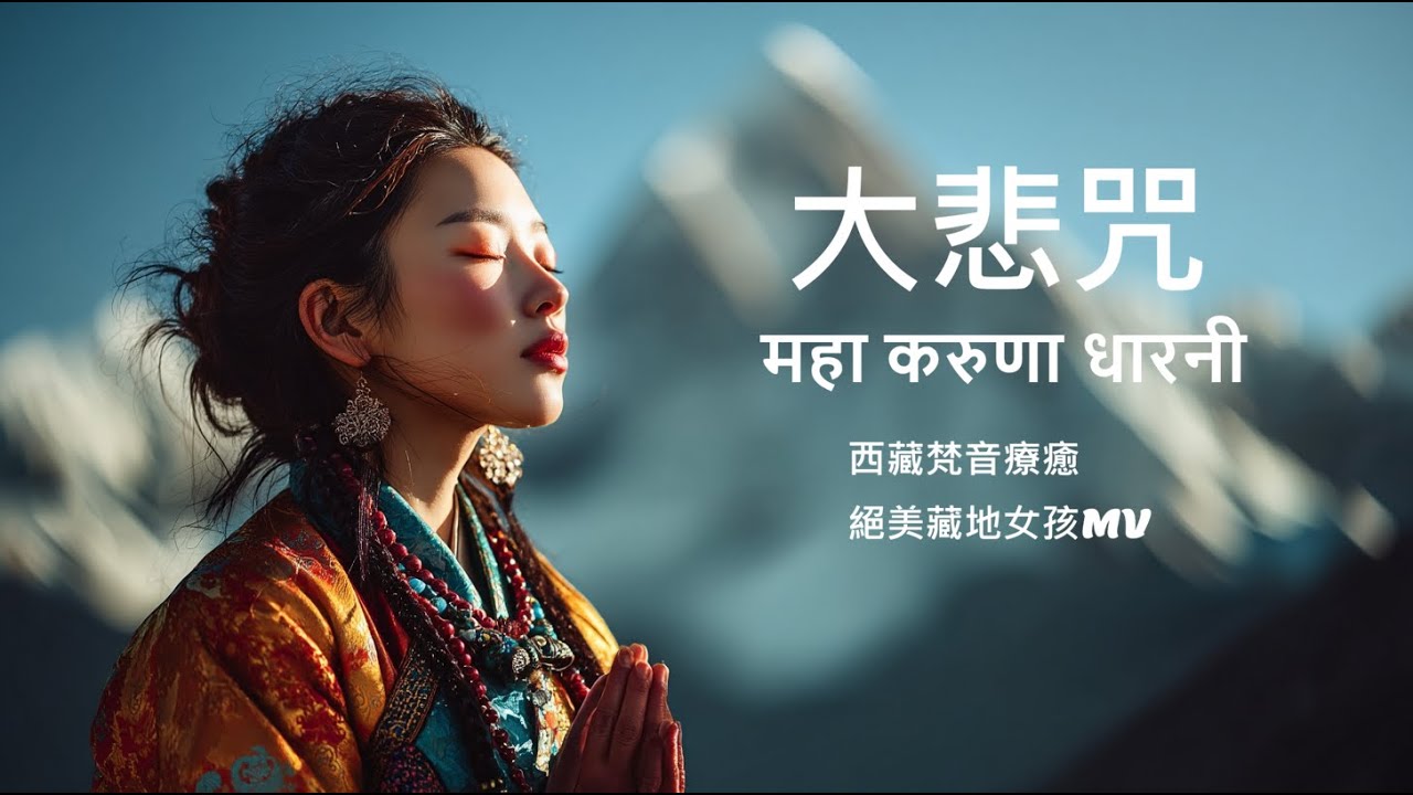 大悲咒｜西藏梵音療癒，讓心靈回歸寧靜｜淨化房間磁場｜深度睡眠消除焦慮與憂鬱#GreatCompassionMantra  #HealingMusic  #SleepMusic #Meditation