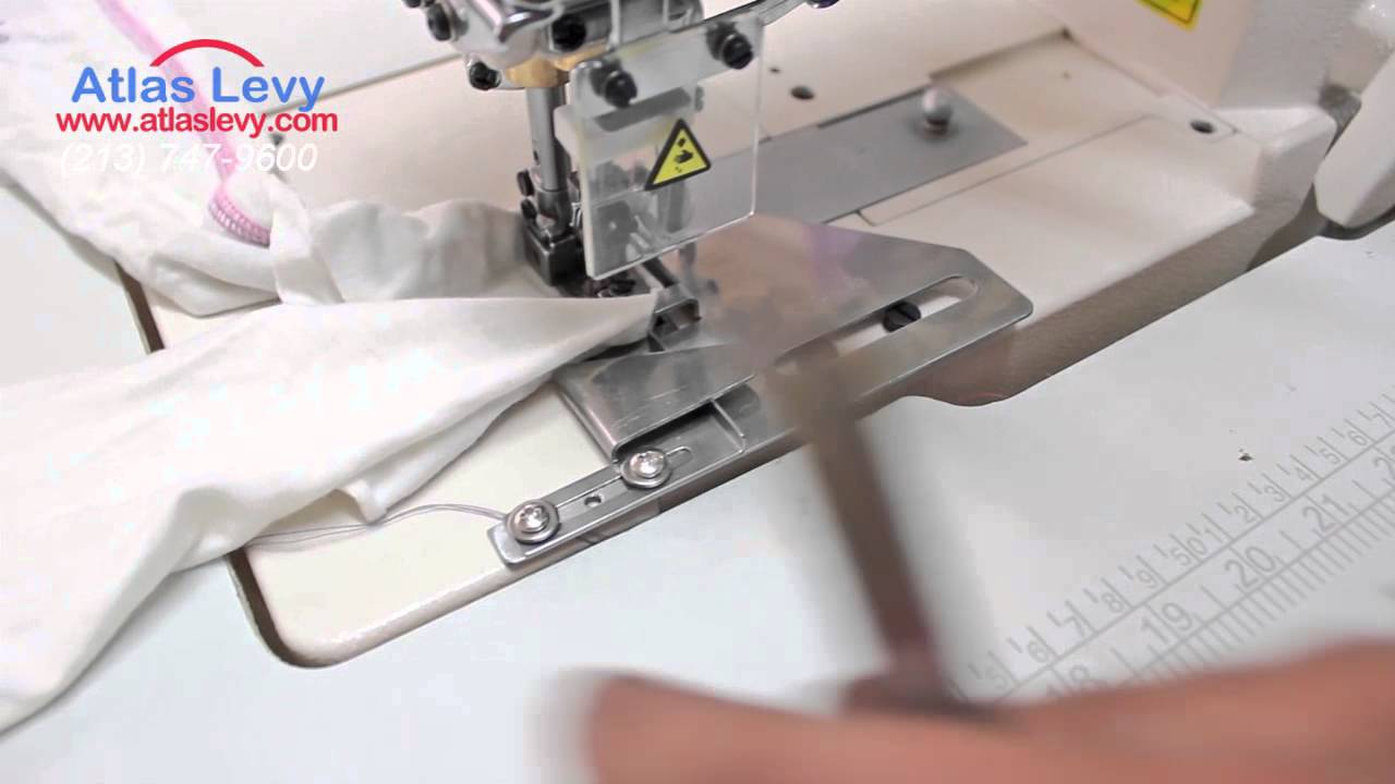 Adjustable cloth guide used for 2 or 3 needle coverstitch machine Dayu205