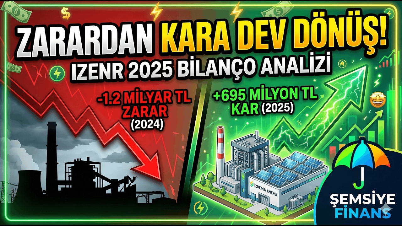 İZDEMİR ENERJİ (IZENR) 2025 BİLAN&Ccedil;O ANALİZİ: Zarardan Dev Kara Ge&ccedil;iş!