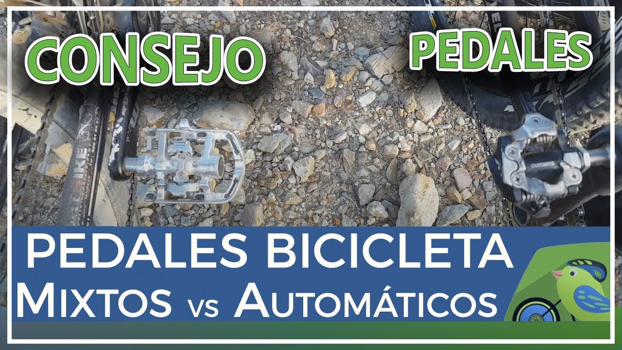 Comparativa pedales mixtos y automáticos en ciclismo montaña