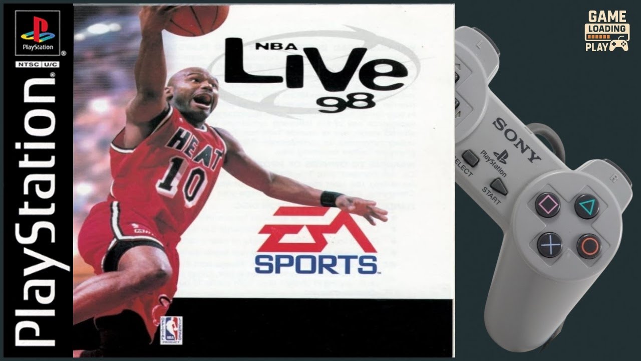 NBA Live 98 (USA 1997 ) - PS1 - Gameplay - No Commentary - Kinhank Hyperspin 12TBHDD