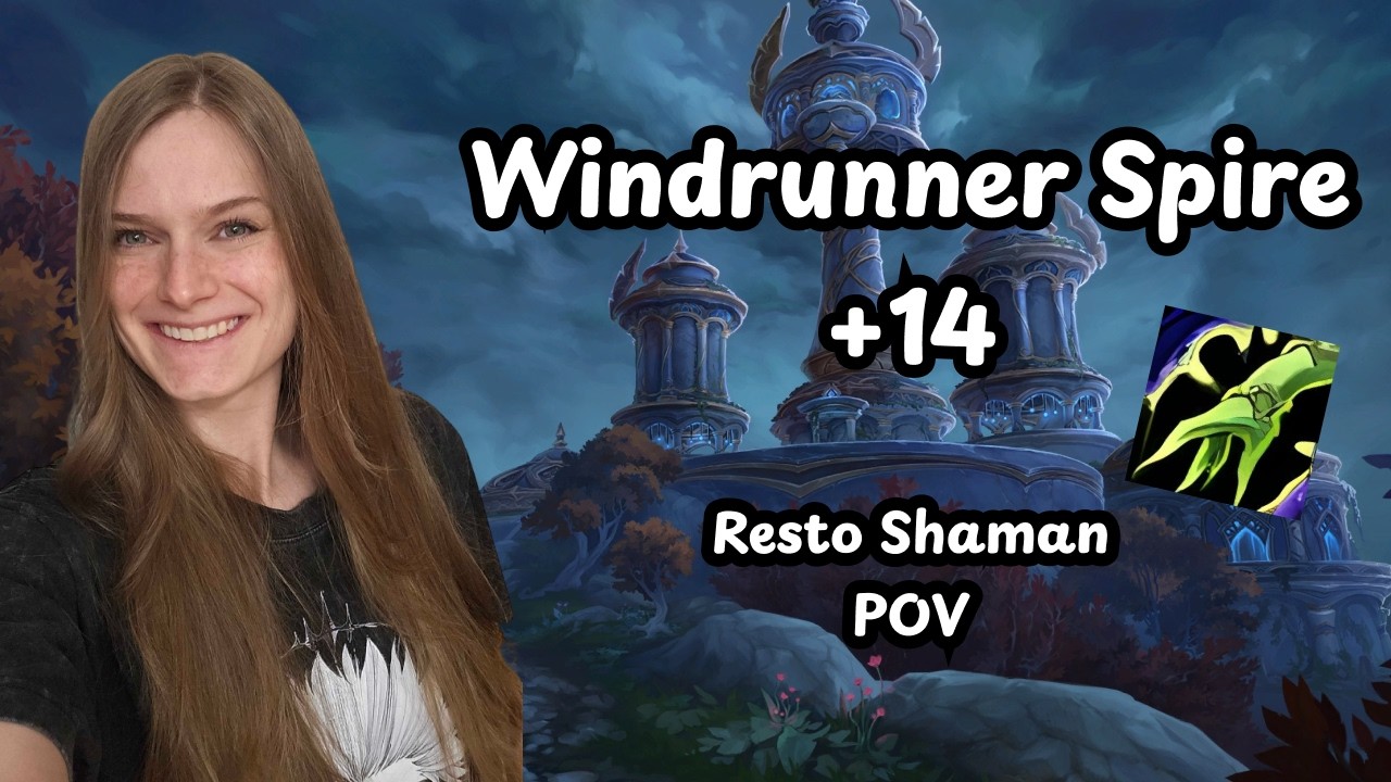 +14 Windrunner Spire | Midnight Season 1 | Restoration Shaman POV