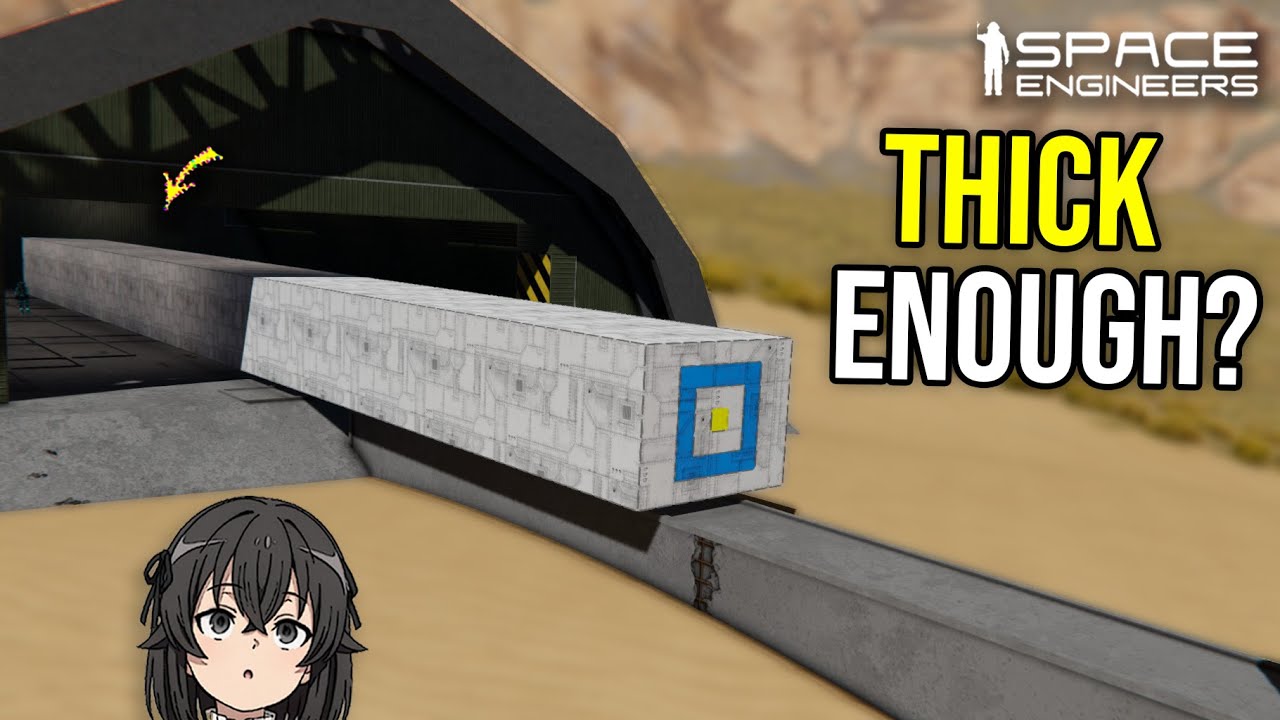 How Deep Can Big Guns Penetrate Small Ship Armor? Space Engineers
