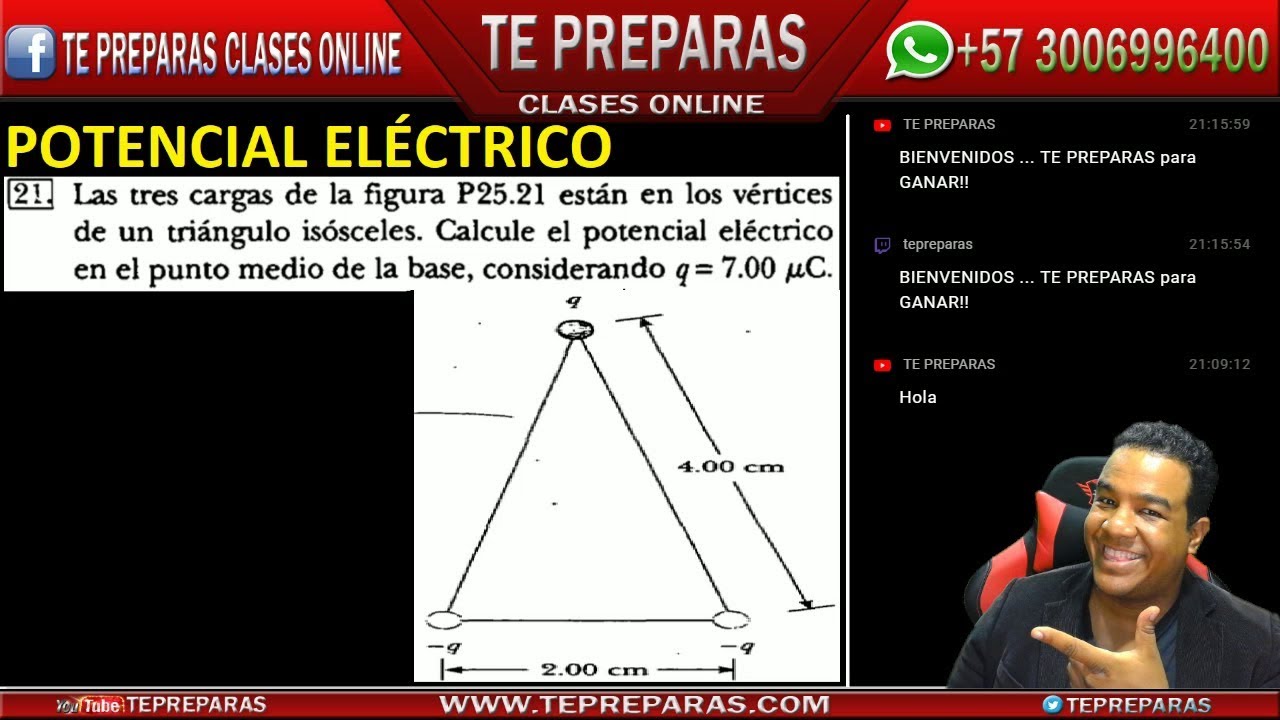 POTENCIAL ELÉCTRICO, Libro de Serway 5 ed, Cap. 25; Ejercicio 21