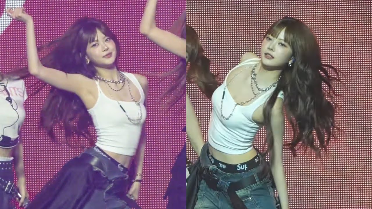 250601 르세라핌 홍은채 직캠 'HOT + Come Over' (LE SSERAFIM EUNCHAE FanCam) @Weverse Con Festival