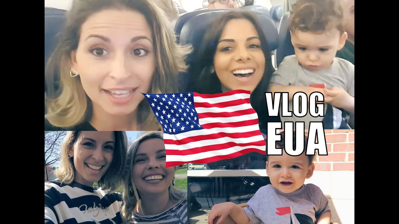 Vlog 1 EUA - 12 HORAS NO AVIÃO, CACHORRO OU CAVALO e BAGUNÇA