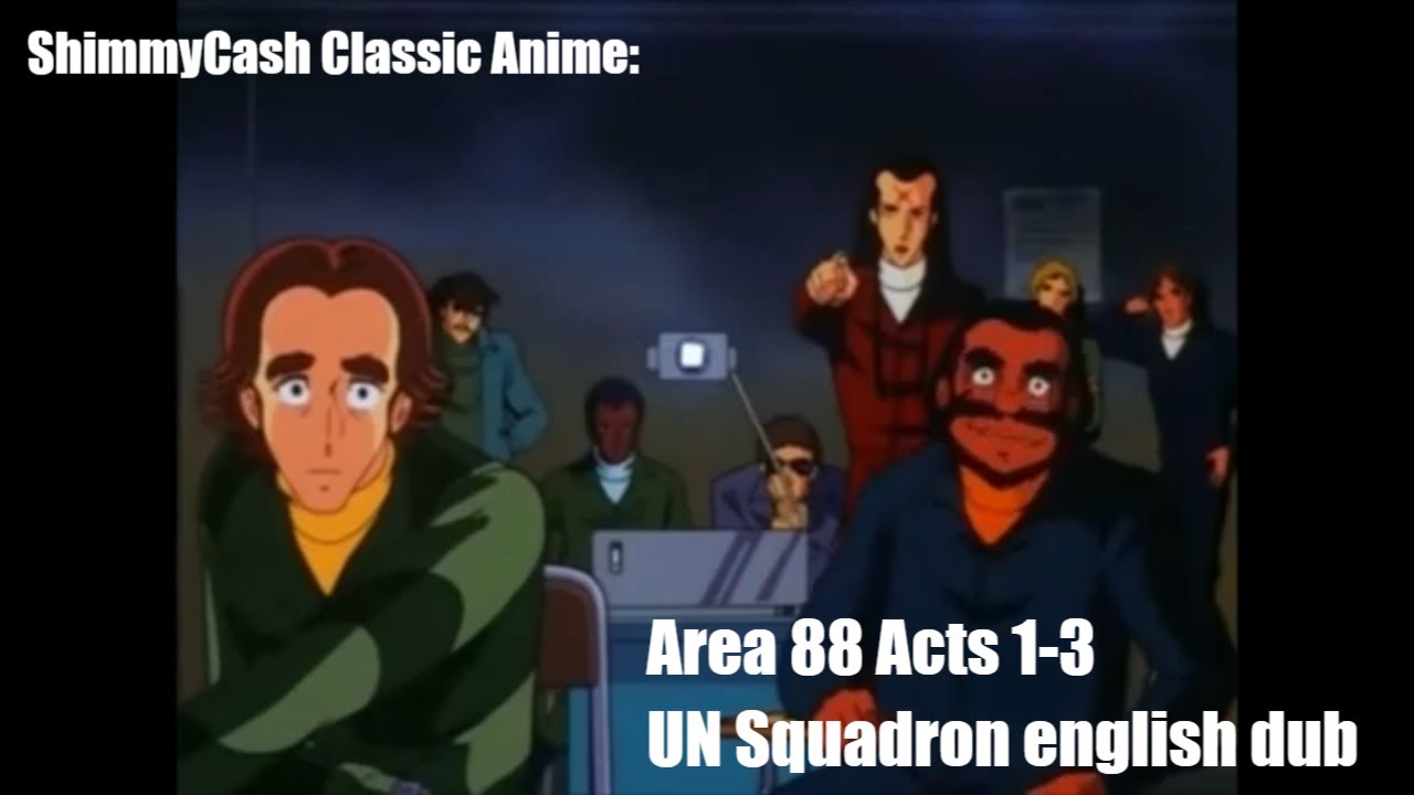 AREA 88 OVA Acts 1-3 Original English Dub Anime ( UN Squadron )