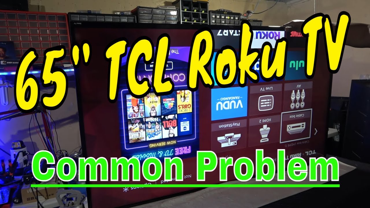Телевизор Roku TCL 65s421 включается с черным экраном. Ремонт своими руками.
