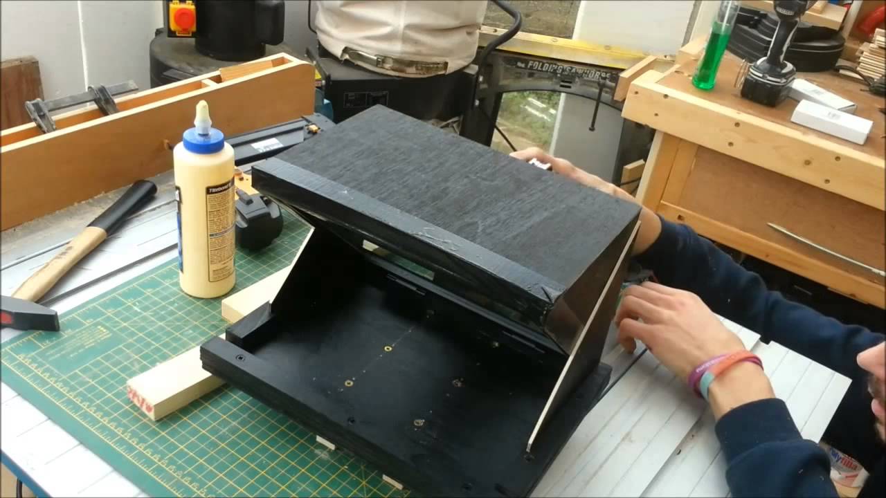 How to build a teleprompter: A cheap and easy woodworking project.