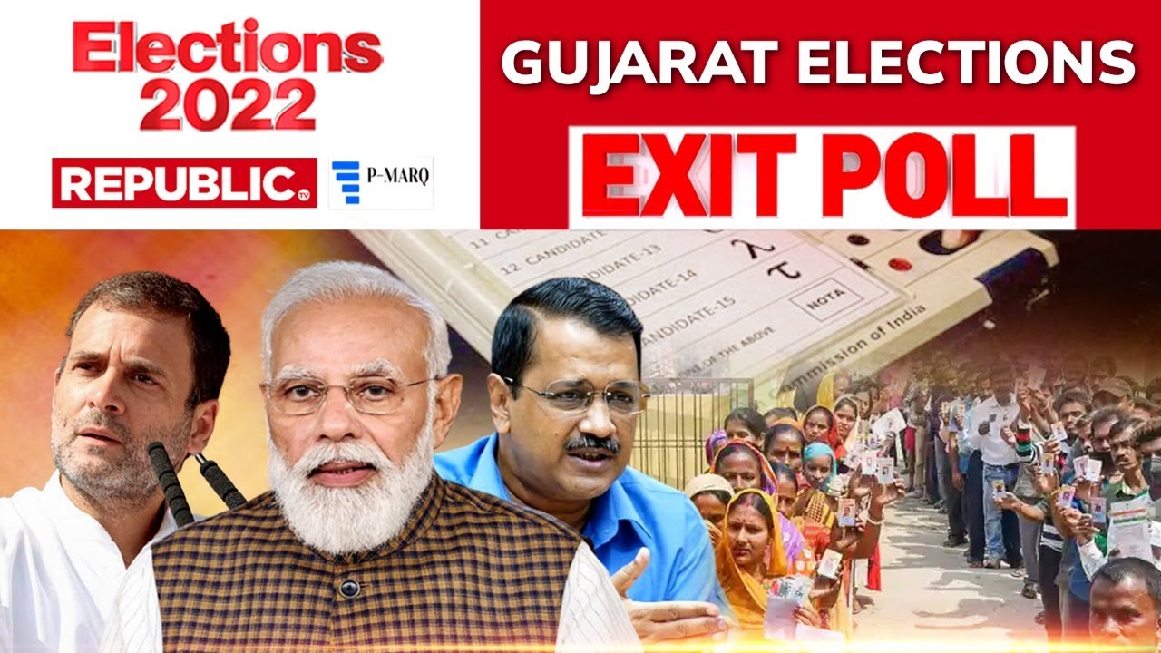 Gujarat Elections Exit Poll LIVE | PMARQ Projects Big BJP Win; AAP To Fall Short Against Congress