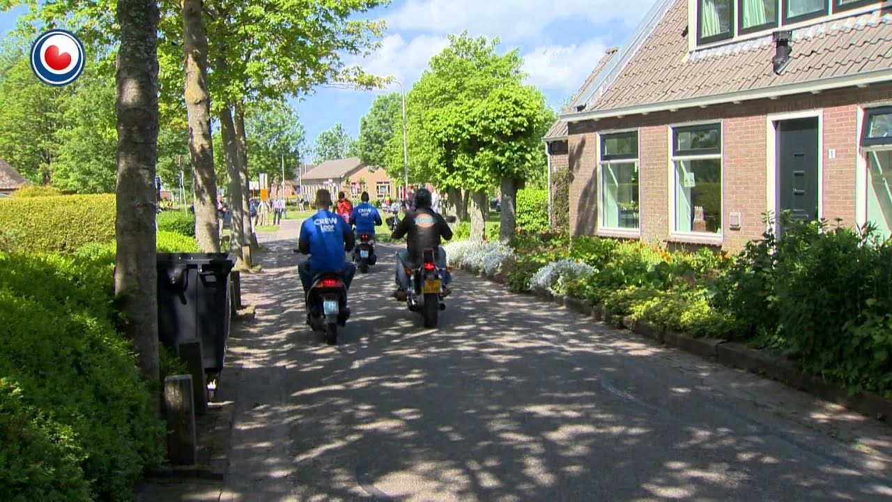 Deelnemers Loop Leeuwarden boffen met het weer