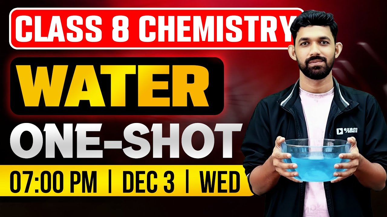Class 8 Chemistry | Water / ജലം | Oneshot  | Exam Winner