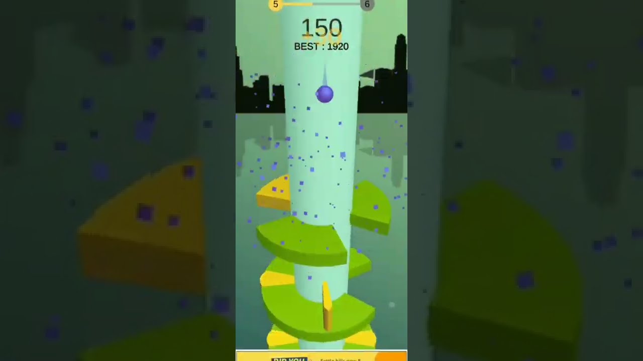 gameplay of helix jump | skymac live |