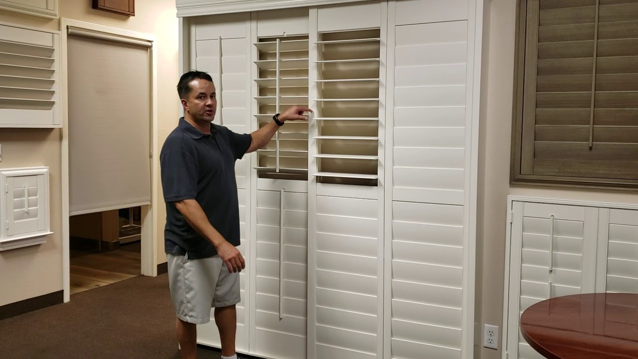 Shutter traditional tilt and invisible tilt rods.