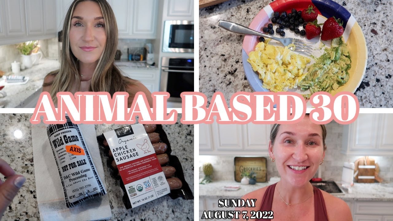 ANIMAL BASED 30 CHALLENGE WEEK 1! WHAT I EAT, GOALS, + VLOG || CASEY FERGUSON