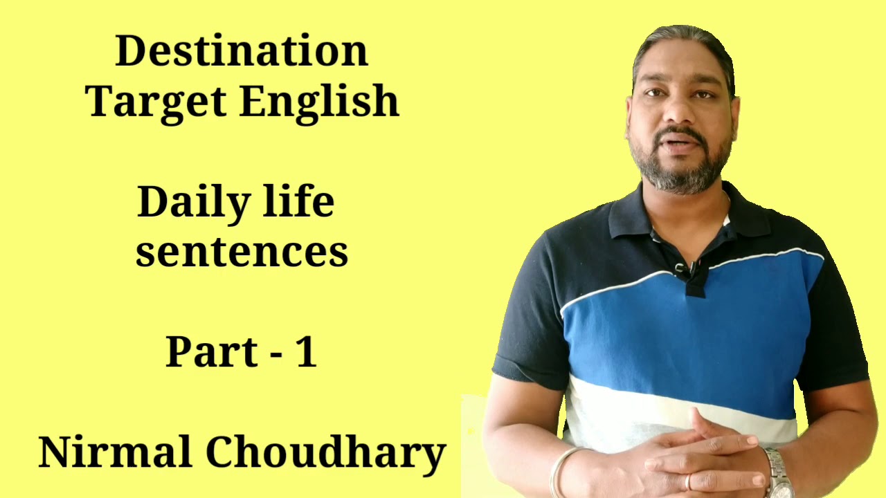 # Daily life simple and small sentences in English and Hindi | Part 1 | Page 142 | Basic English