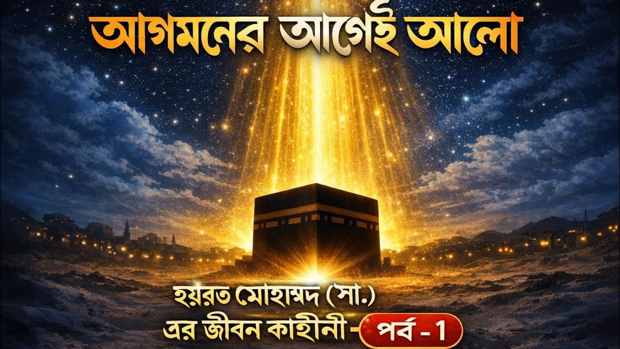 হজরত মো (স) এর জন্ম পরিচয় ও মাত্রিক পরিচয়মুহাম্মদ ﷺ — আগমনের আগেই যার আলো ছড়িয়ে পড়েছিল