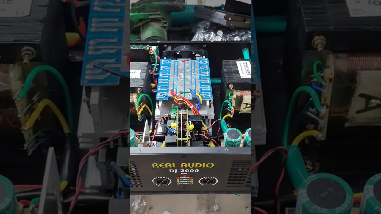 Real Audio 2000 Watt DJ Amplifier Review #dj #djamplifier #shorts #realaudio #djviral #djbass #sound