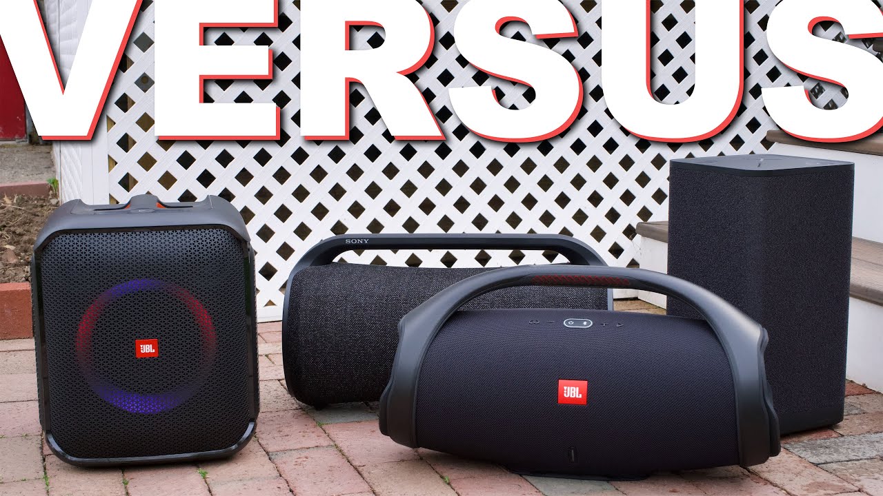 JBL Partybox Encore Vs JBL Boombox 2 Vs Sony XG500 Vs UE Hyperboom