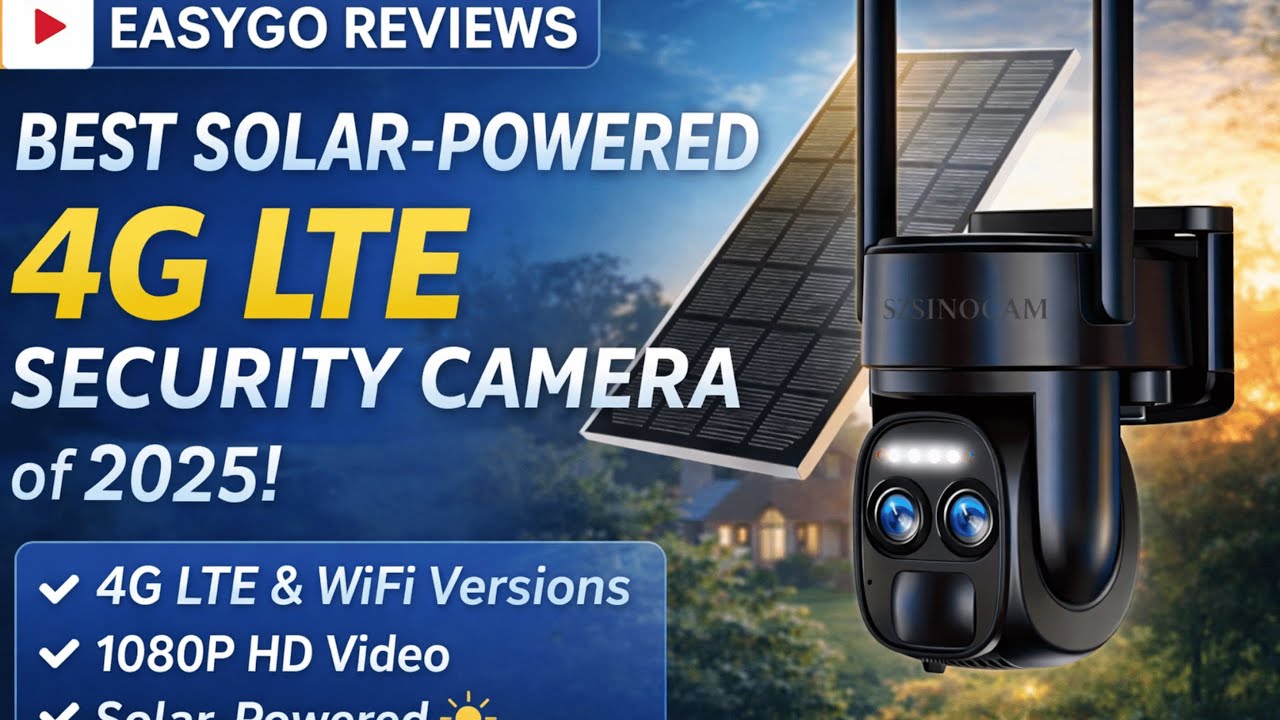 SZSINOCAM 4G LTE Security Camera – Best of 2026? Watch This!