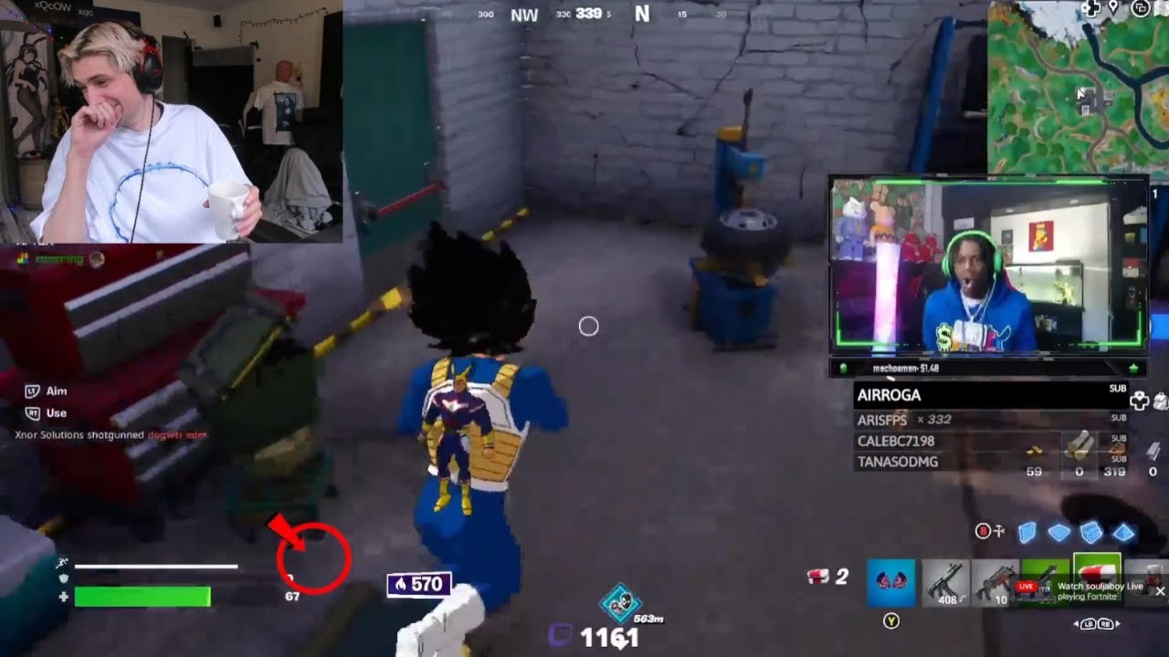 xQc reacts to Soulja Boy being the best streamer on Twitch right now